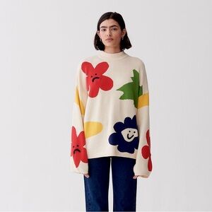 Lazy Oaf “Flower Bed” sweater